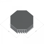 165ASL (⌀165mm/6.50") 8-Sided-942