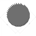 165ASL (⌀165mm/6.50") 16-Sided-952