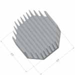 267ASL (⌀95mm/3.74") 8-sided-967