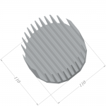 267ASL (⌀110mm/4.33") 16-sided-979