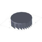 960ASL (⌀95mm/3.74") 16-sided-1071