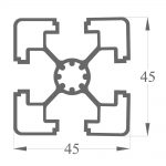 T-Slot 45x45 Extra Light-0