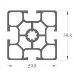 T-Slot 59.8x59.8 S Series-0