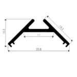 ASP-0964-BEYAZ (11 MM. RAF ALTI KÖŞE PROFİL) - Görsel 4