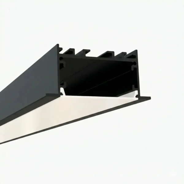ASPL-0450-SİYAH (50 MM. SIVA ALTI LİNEER LED PROFİL)