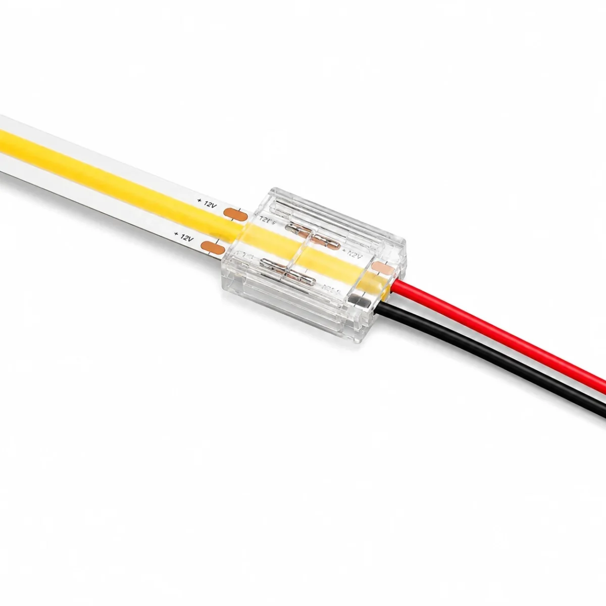 8 MM. 2 PİN KABLOLU ŞERİT LED KONNEKTÖRÜ 5'Lİ PAKET - Görsel 4