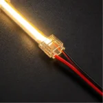 8 MM. 2 PİN KABLOLU ŞERİT LED KONNEKTÖRÜ 5'Lİ PAKET