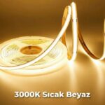 24V COB ŞERİT LED İÇ MEKAN-3000K SICAK BEYAZ